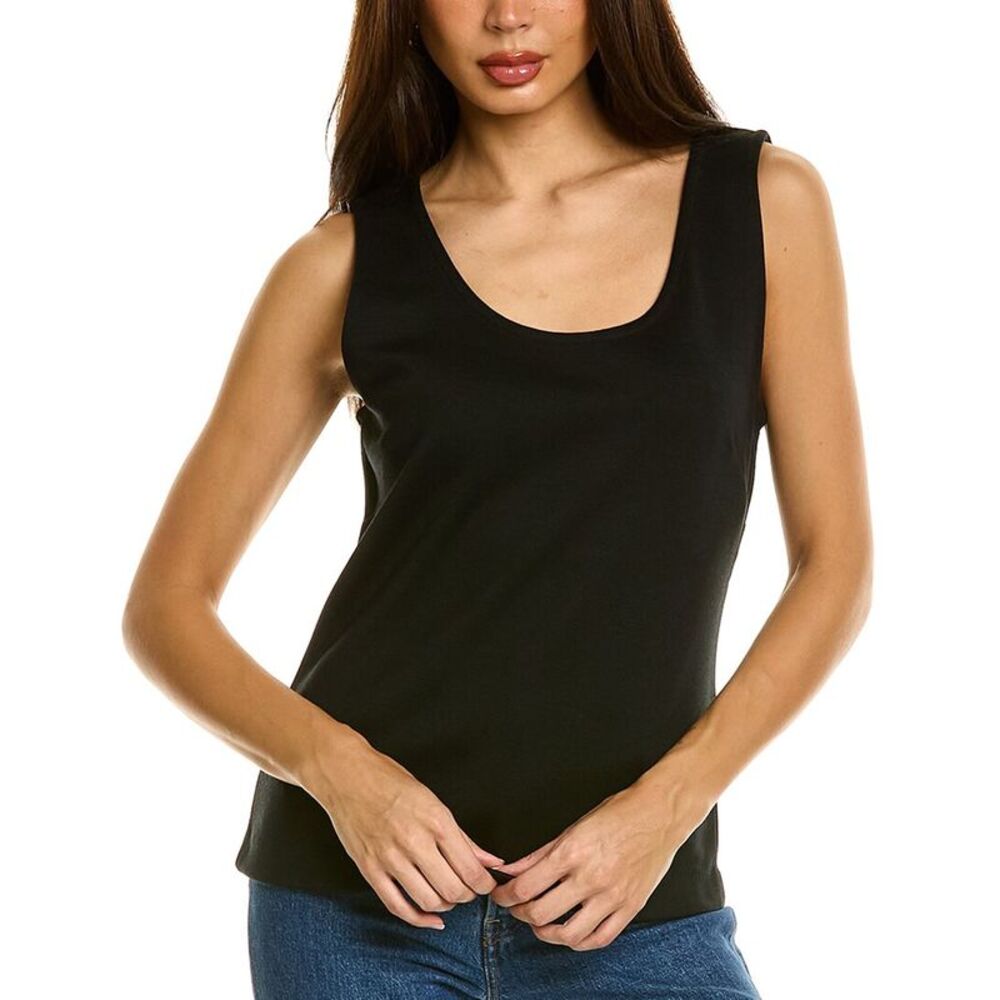 St. John Womens Milano Wool-Blend Shell